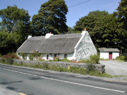 front view of cottage from right hand side